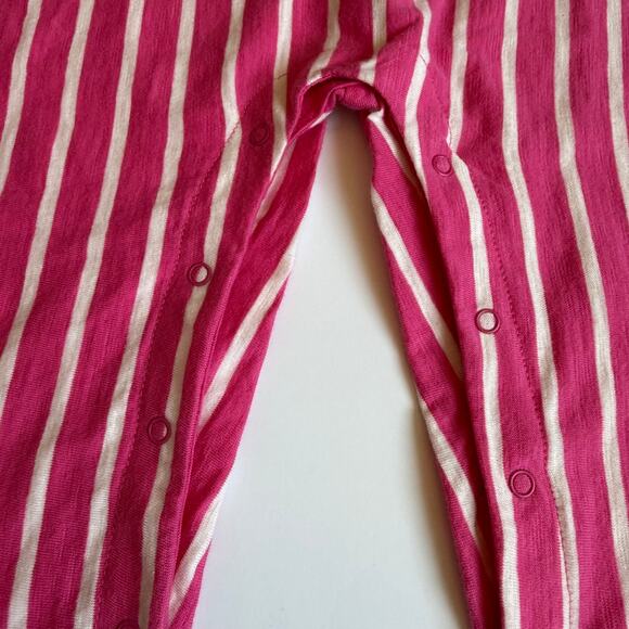 NEW Primary Baby Striped Pink Romper 12-18 Months - Picture 4 of 10